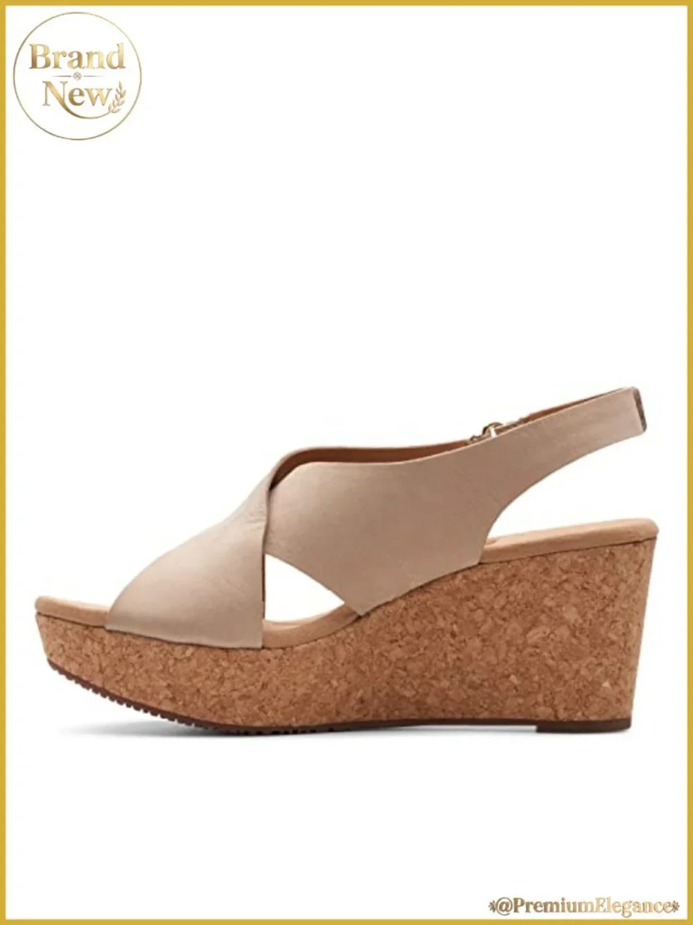 Platform Wedge Sandals with Cushion Soft Comfort and Ortholite Footbed